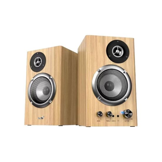 Obrázek GENIUS Reproduktor SP- HF1812BT, BT, 3.5mm jack, 50 W, světlé dřevo