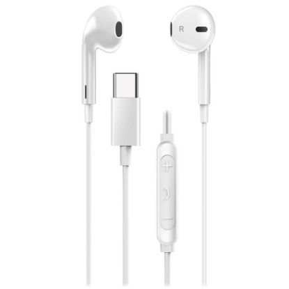 Obrázek GENIUS sluchátka HS- M365 headset, mikrofon, USB- C, bílá