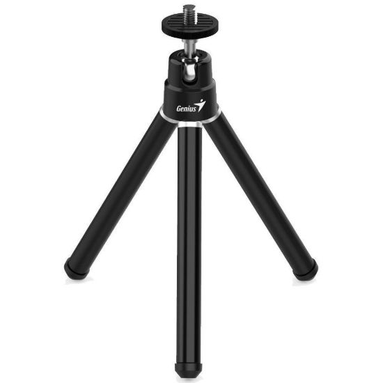 Obrázek GENIUS stativ Tripod 1/ trojnožka pro fotoaparáty a webové kamery/ 1, 4"/ kovový