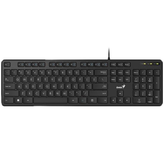 Obrázek GENIUS klávesnice Slimstar M200/ Drátová/ USB/ černá/ CZ+SK layout
