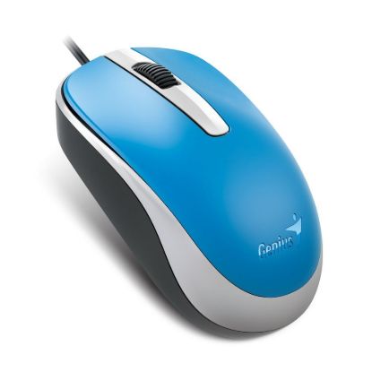 Obrázek GENIUS myš DX- 120, drátová, 1200 dpi, USB, modrá