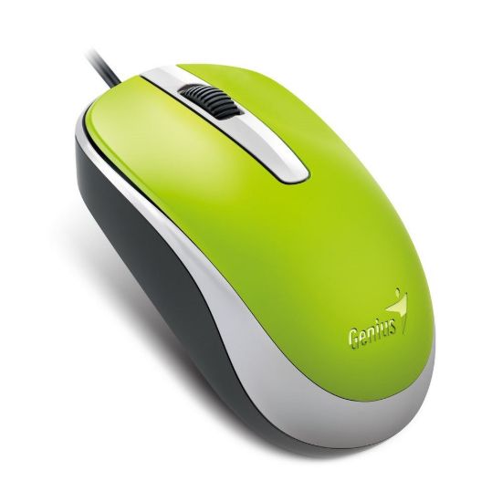 Obrázek GENIUS myš DX- 120, drátová, 1200 dpi, USB, zelená