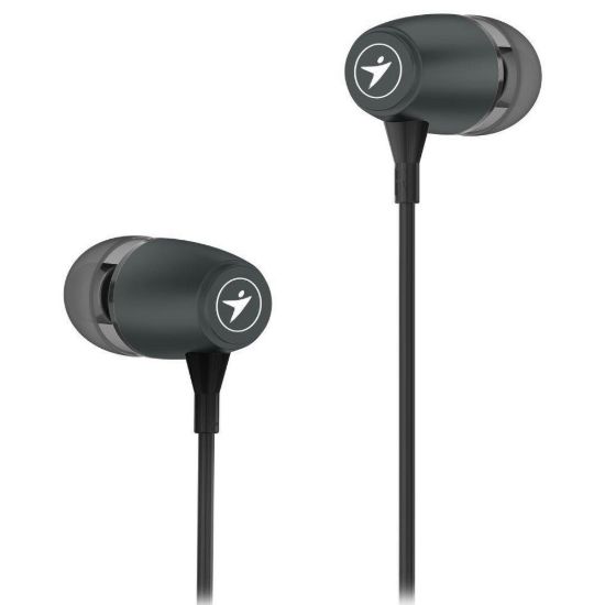 Obrázek GENIUS sluchátka HS- M318 METALLIC IRON GREY, 4pin 3, 5 mm jack, kovově šedá