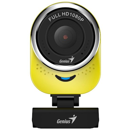 Obrázek GENIUS webkamera QCam 6000/ žlutá/ Full HD 1080P/ USB2.0/ mikrofon