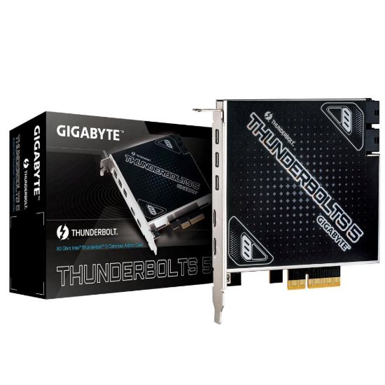 Obrázek GIGABYTE rozšiřující karta Thunderbolts 5, PCIe 4.0 x 4, 3xMini- DP