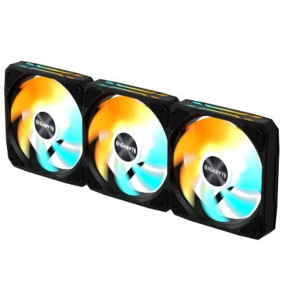 Obrázek GIGABYTE ventilátor EZ CHAIN FAN 3- PACK, 3 x 120mm, černá