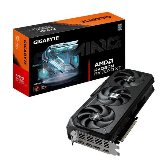 Obrázek GIGABYTE VGA AMD Radeon RX 9070 XT GAMING 16 GB, 16 GB GDDR6, 2xDP, 2xHDMI