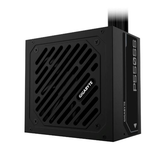 Obrázek GIGABYTE zdroj P550SS, 550 W, 80+ Silver, 120mm, ATX 3.0, černá