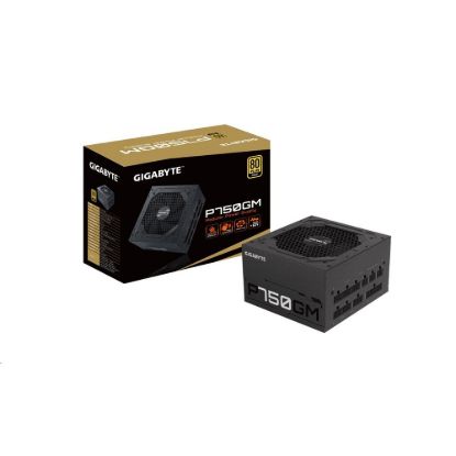 Obrázek GIGABYTE zdroj P750GM, 750 W, 80plus gold, modular, 120 mm fan