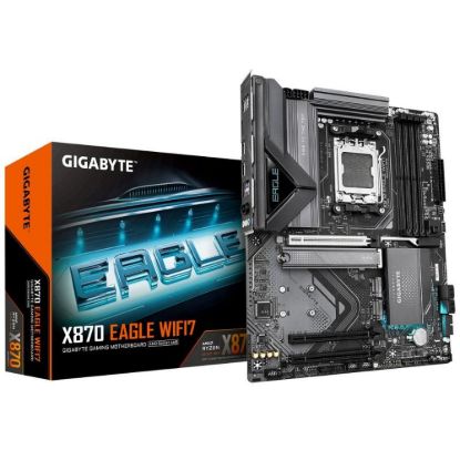 Obrázek GIGABYTE MB Sc AM5 X870 EAGLE WIFI7, AMD X870, 4xDDR5, 1xHDMI, 2xUSB4, WiFi