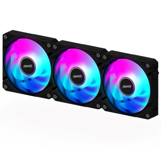 Obrázek GIGABYTE ventilátor AORUS EZ CHAIN FAN 3- PACK, 3 x 120mm, černá