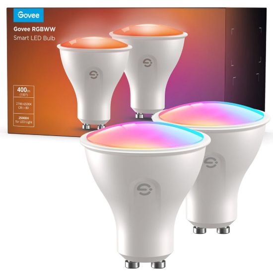 Obrázek Govee Smart žárovka RGBWW 4, 8 W- 50 W 400lm GU10 Long Life 2ks