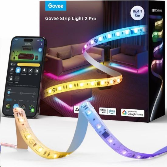 Obrázek Govee Strip Light 2 Pro RGBICWW pásek 5m Matter