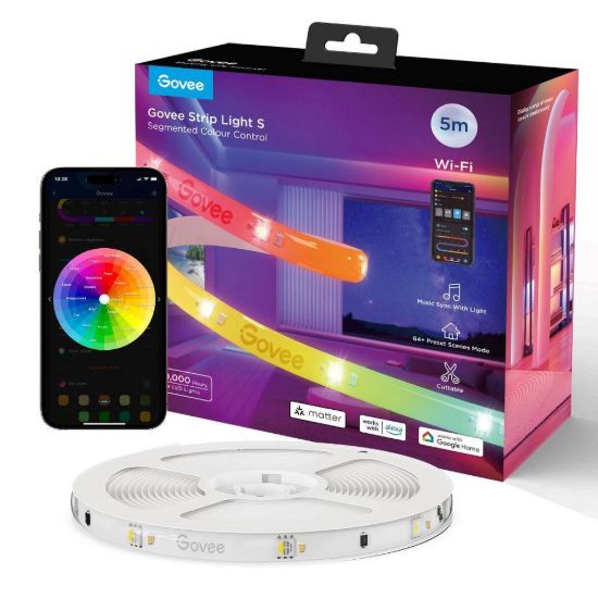 Obrázek Govee WiFi RGBICW Smart PRO LED pásek 5m Matter - extra odolný