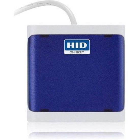 Obrázek OMNIKEY 5027 (Dark Blue) Contactless only (13.56 MHZ) reader Keyboard Wedge Output Mltp10