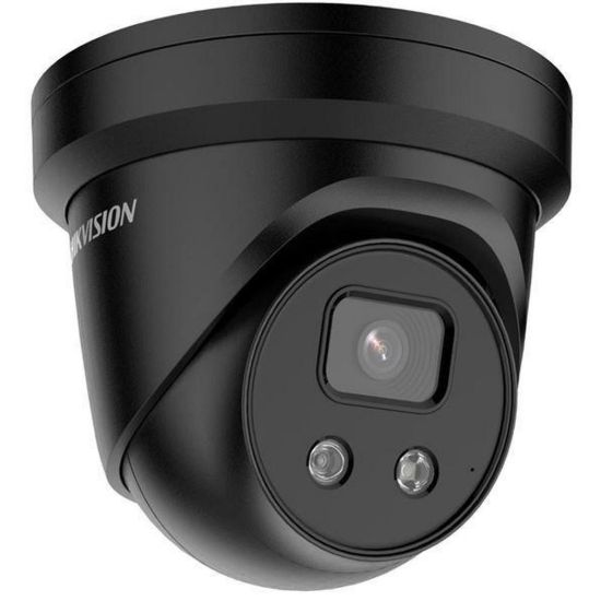 Obrázek HIKVISION DS- 2CD2346G2- IU(BLACK)(2.8mm)(C) 4MPix IP Turret AcuSense kamera; IR 30m, IP67, mikrofon, černá