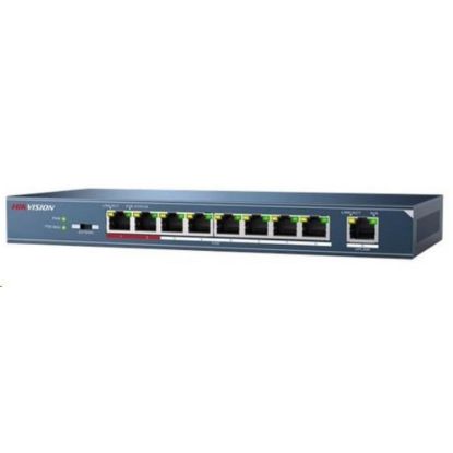 Obrázek HIKVISION DS- 3E0109P- E/ M(B), 9x 10/ 100Mbit, 8x 802.3at PoE typ A 30 W