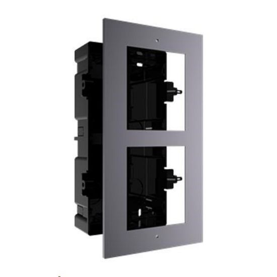 Obrázek HIKVISION DS- KD- ACF2, rámeček pro modulární interkom, pro 2 moduly, zápustná montáž