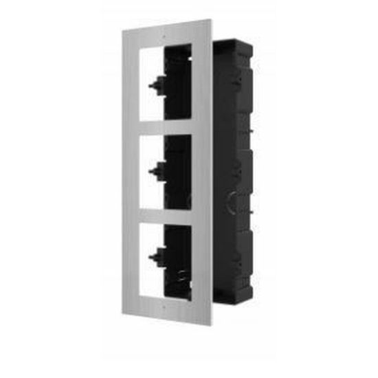 Obrázek HIKVISION DS- KD- ACF3/ S, 3- rámeček interkomu pro zápustnou montáž; nerez