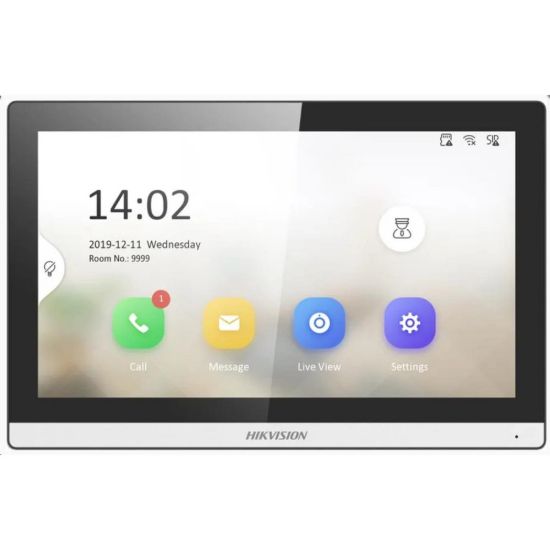 Obrázek HIKVISION DS- KH6350- WTE1/ EUROPE BV, 7" IP bytový dotykový monitor; PoE; Wi- Fi