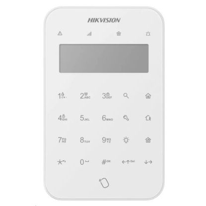 Obrázek HIKVISION DS- PK1- LT- WE AX PRO bezdrátová dotyková klávesnice s LCD displejem