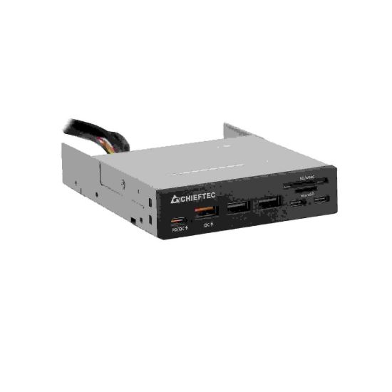 Obrázek CHIEFTEC čtečka karet CRD- 908H, 3, 5", USB 3.2 Hub