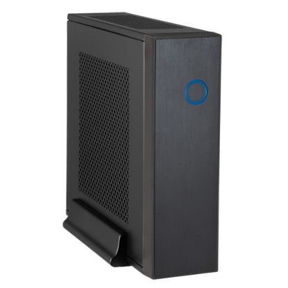 Obrázek CHIEFTEC skříň Compact Series/ mini ITX, IX- 03B, Black, Alu, 85 W zdroj CDP- 085ITX
