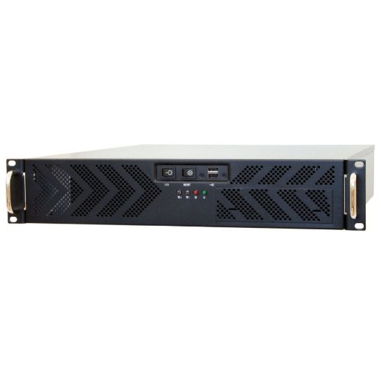 Obrázek CHIEFTEC skříň Rackmount 2U ATX, UNC- 210T- B- U3, 400 W, Black, USB 3.0