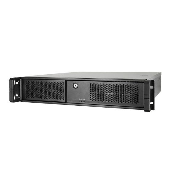 Obrázek CHIEFTEC skříň Rackmount 2U mATX/ ATX, UNC- 209S- B, 400 W PSU, Black