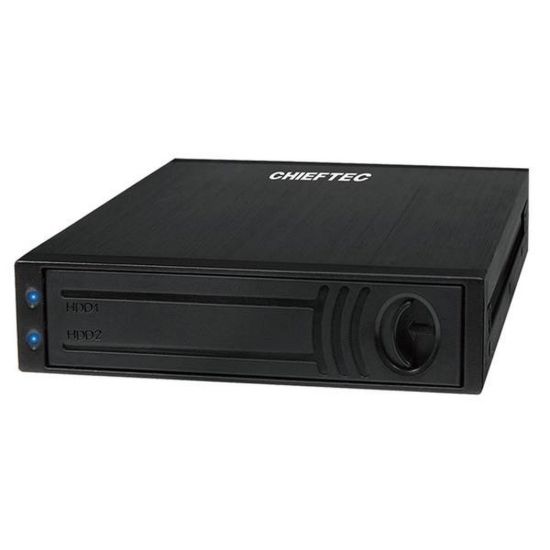 Obrázek CHIEFTEC ATM- 1322S- RD 1x 3, 5" bay for 2x 2, 5" HDD/ SDD, RAID converter, SATA Backplane