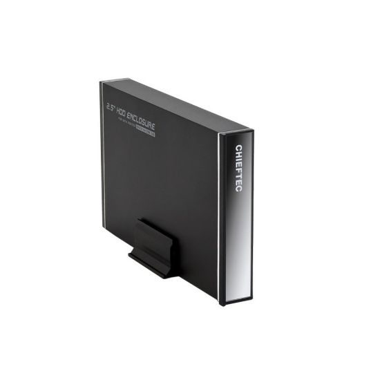 Obrázek CHIEFTEC externí rámeček na SATA HDD 2, 5" (max. 14.5mm), USB3.0, aluminium