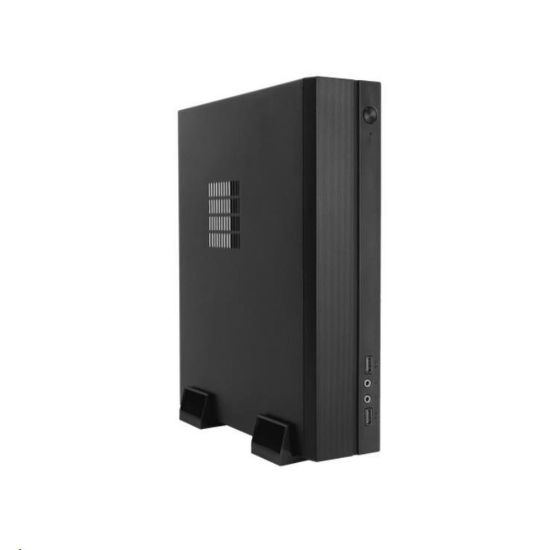 Obrázek CHIEFTEC skříň Compact Series/ mini ITX, IX- 06B- 120 W, Black, 120 W adaptér