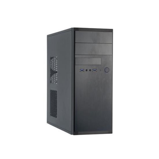 Obrázek CHIEFTEC skříň Elox Series HQ- 01B- OP, Miditower, USB 3.0, Black, bez zdroje