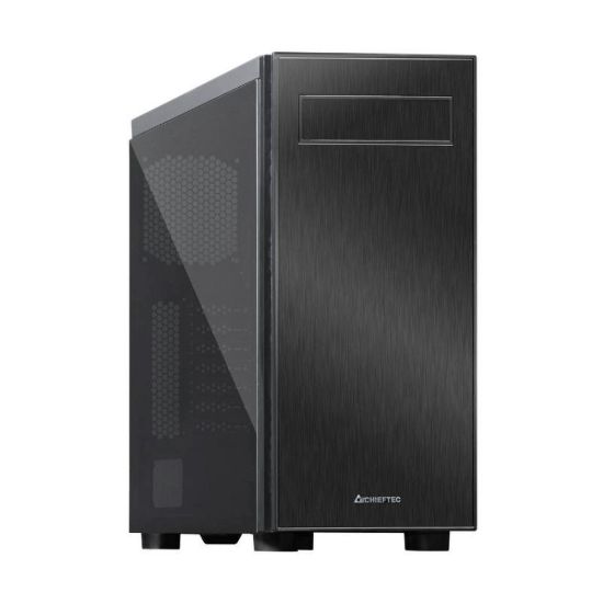 Obrázek CHIEFTEC skříň HAWK, ATX, 2xUSB 3.0, 1x USB 2.0, Prosklená bočnice, černá