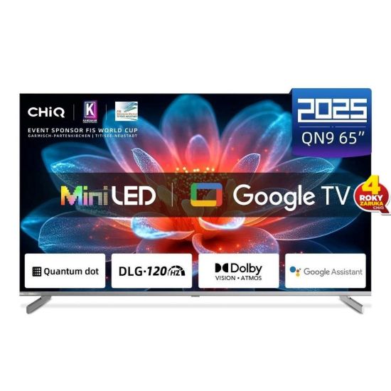 Obrázek CHiQ M65QN9V TV 65", UHD MiniLED Google TV DLG 120 Hz