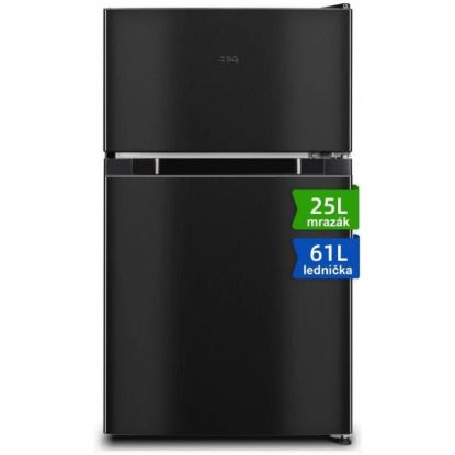 Obrázek CHiQ kombi, mrazák nahoře, 86l (L 61l, M 25l), LowFrost, tm. metal. + 12 let záruka na kompresor (bez registrace)