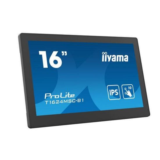 Obrázek iiyama ProLite T1624 MSC- B1, 39.6 cm (15, 6''), Projected Capacitive, 10 TP, Full HD, black
