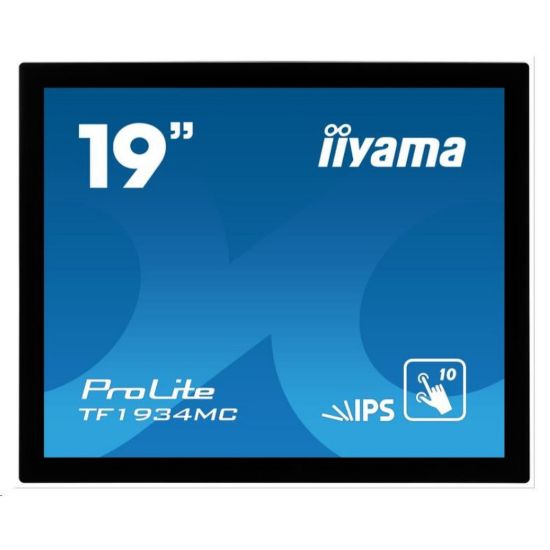 Obrázek iiyama ProLite TF1934MC- B7X, 48.3 cm (19''), Projected Capacitive, 10 TP, black