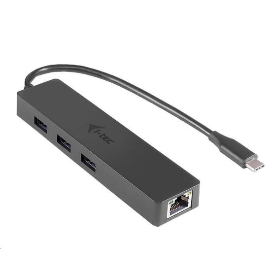 Obrázek i- tec USB- C 3.1 Slim 3- portový HUB + RJ- 45