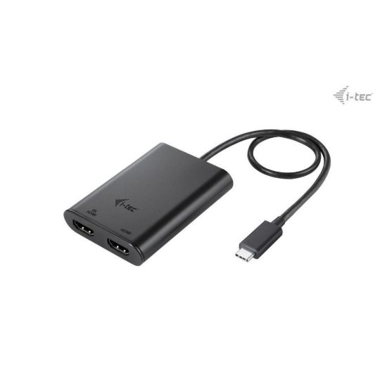 Obrázek i- tec USB- C Dual 4K/ 60 Hz (single 8K/ 30 Hz) HDMI Video Adapter