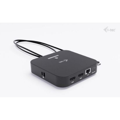Obrázek i- tec USB- C Dual HDMI Docking Station with Power Delivery 100 W + i- tec Universal Charger 100 W