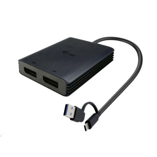 Obrázek i- tec USB- A/ USB- C Dual 4K DP Video Adapter