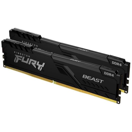 Obrázek KINGSTON DIMM DDR4 32 GB (Kit of 2) 3200MT/ s CL16 FURY Beast Černá