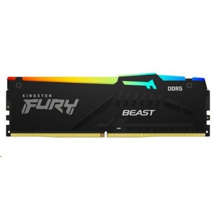 Obrázek KINGSTON DIMM DDR5 16 GB 5600MT/ s CL36 FURY Beast RGB EXPO