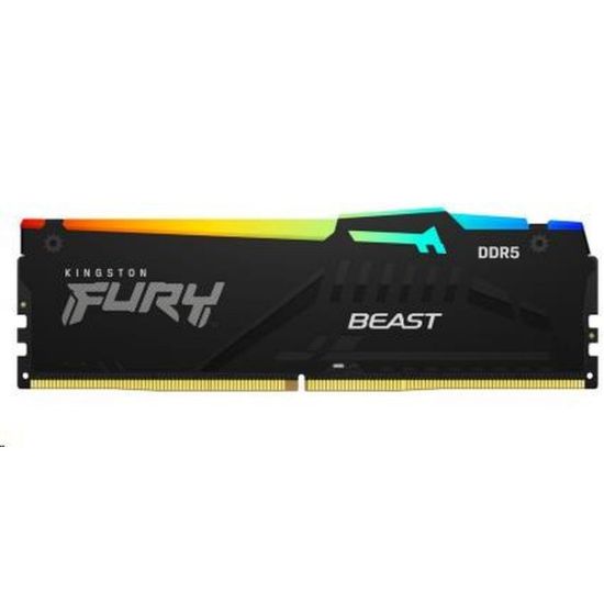 Obrázek KINGSTON DIMM DDR5 16 GB 5600MT/ s CL36 FURY Beast RGB EXPO