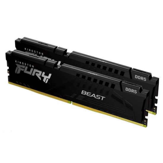 Obrázek KINGSTON DIMM DDR5 32 GB (Kit of 2) 5600MT/ s CL40 FURY Beast Černá
