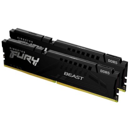 Obrázek KINGSTON DIMM DDR5 64 GB (Kit of 2) 6000MT/ s CL30 ECC FURY Beast EXPO Černá