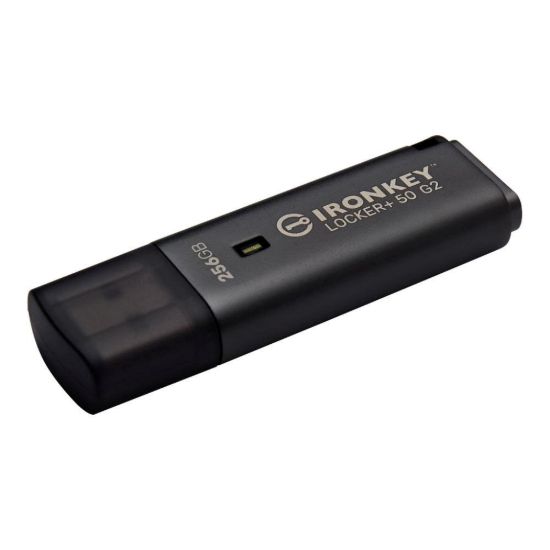 Obrázek Kingston Flash Disk 256 GB IronKey Locker Plus 50 G2, FIPS 197, AES- 256
