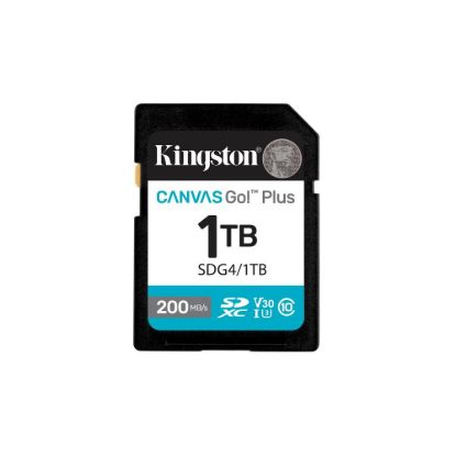 Obrázek Kingston SDXC karta 1 TB Canvas Go! Plus, R: 200/ W: 160MB/ s, Class 10, UHS- I, U3, V30