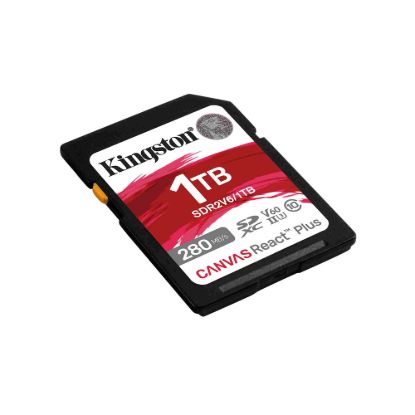 Obrázek Kingston SDXC karta 1 TB Canvas React Plus, UHS- II, U3, V60, R: 280/ W: 150MB/ s